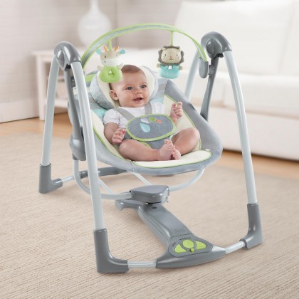 Ingenuity True Speed technology  Power Adapt Portable Baby Swing rocking Chair