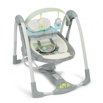 Ingenuity True Speed technology  Power Adapt Portable Baby Swing rocking Chair