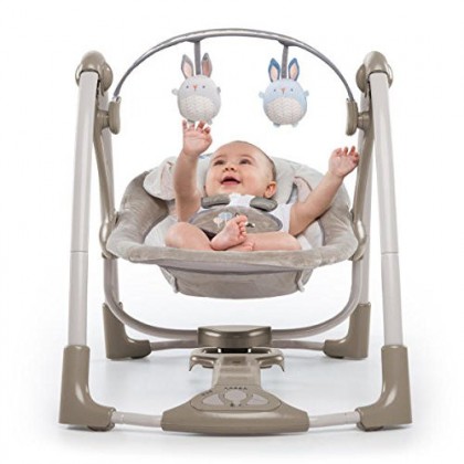 Ingenuity True Speed technology  Power Adapt Portable Baby Swing rocking Chair