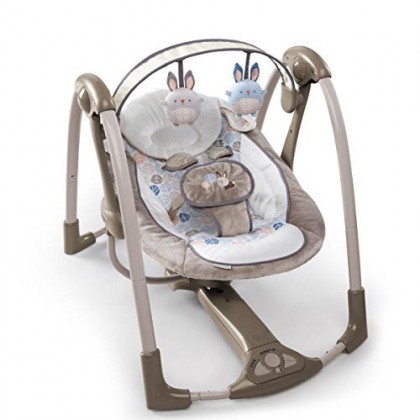 Ingenuity True Speed technology  Power Adapt Portable Baby Swing rocking Chair