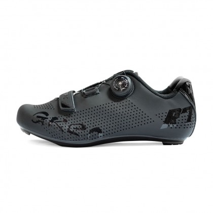 Road Bike Cycling Shoe - BLACK / BLACK / Blue