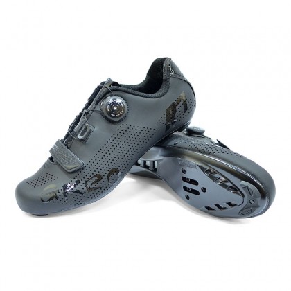 Road Bike Cycling Shoe - BLACK / BLACK / Blue
